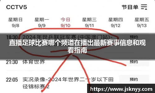 直播足球比赛哪个频道在播出最新赛事信息和观看指南